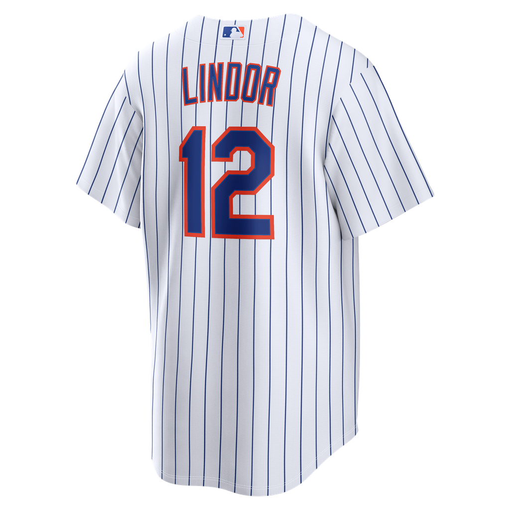 New York Mets Francisco Lindor Alternate Replica Jersey — Black
