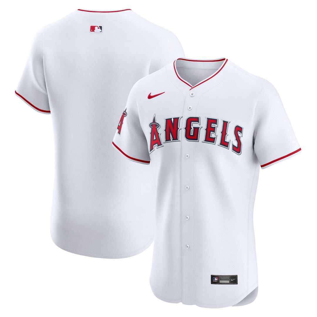 Los Angeles Angels Home Elite Jersey — White