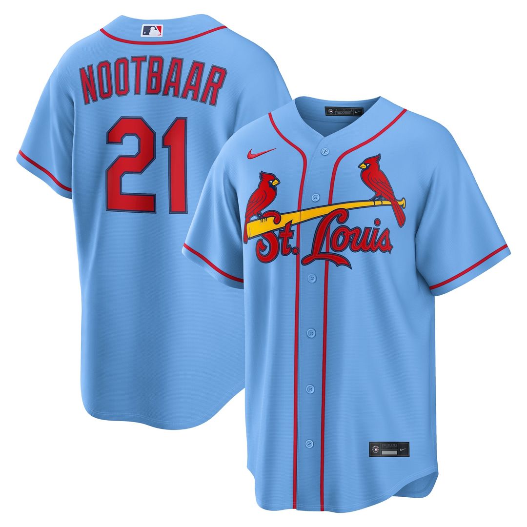 St. Louis Cardinals Lars Nootbaar Alternate Replica Jersey — Cream