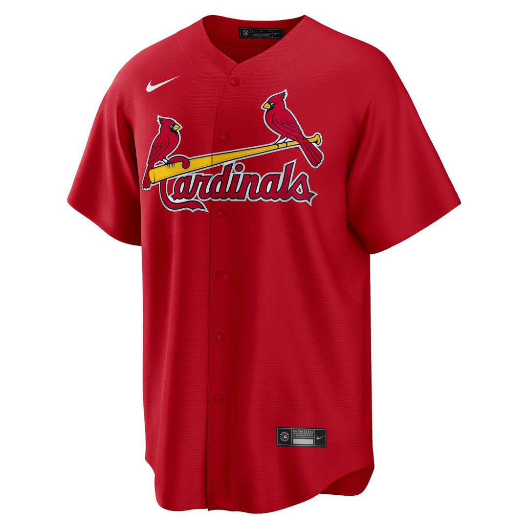 St. Louis Cardinals Lars Nootbaar Big & Tall Alternate Replica Jersey — Red