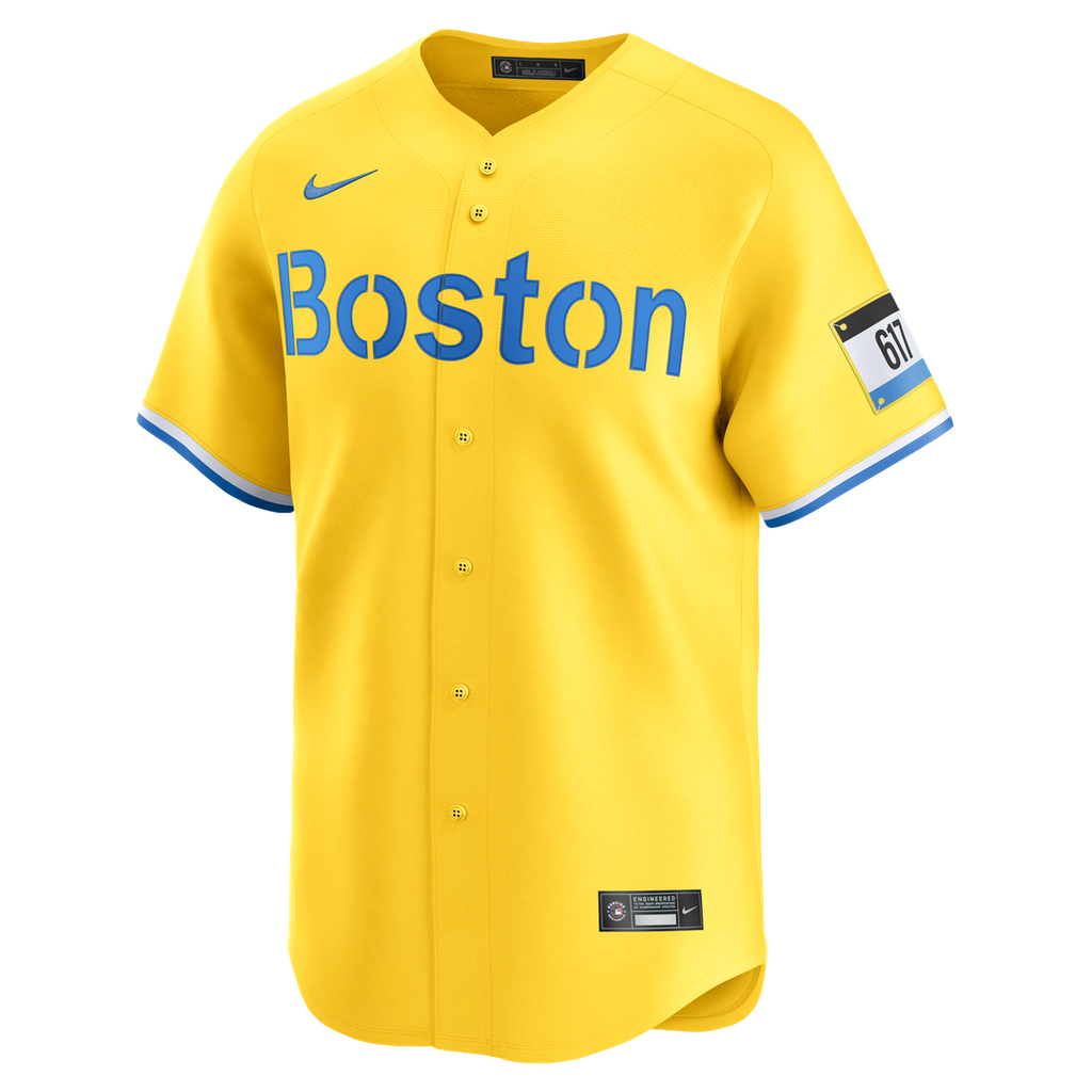 Boston Red Sox City Connect Limited Jersey — Gold