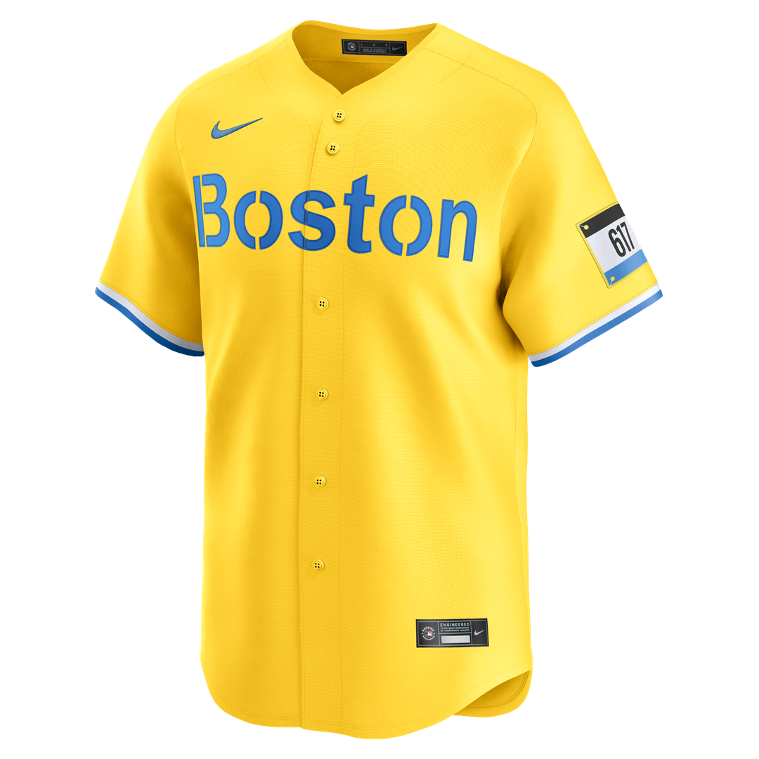 Boston Red Sox City Connect Limited Jersey — Gold