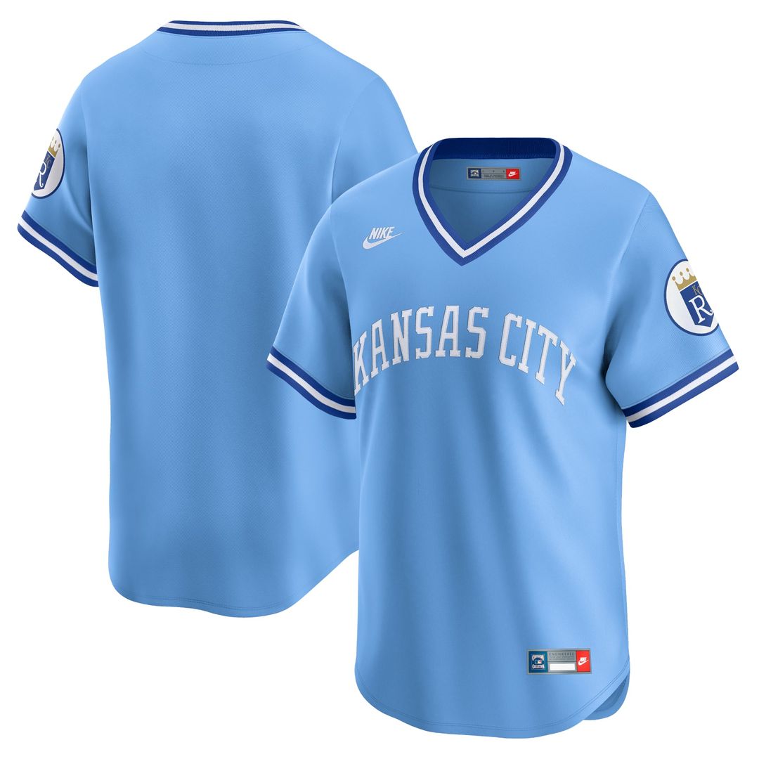 Kansas City Royals Cooperstown Limited Jersey — Light Blue