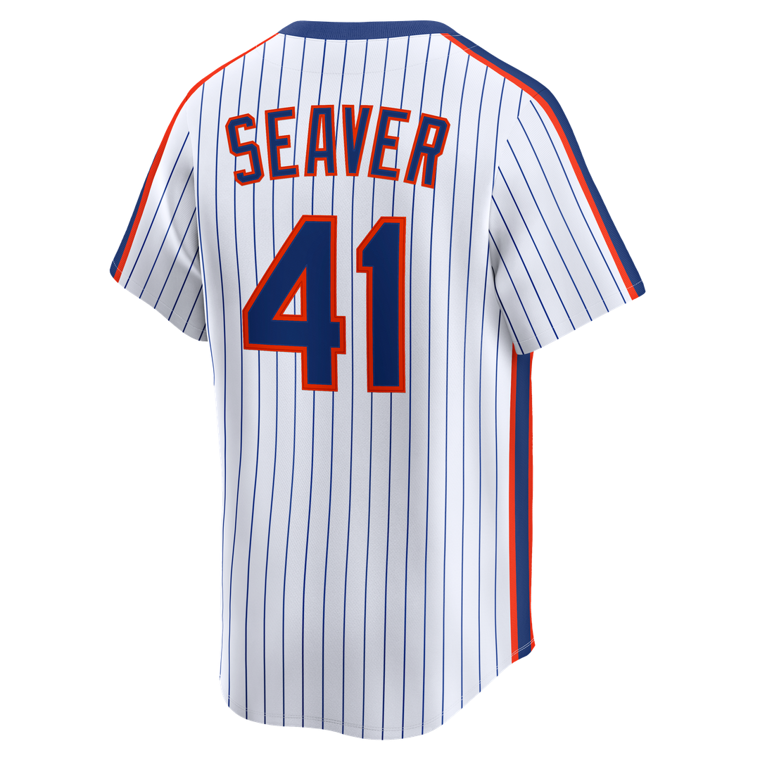 New York Mets Tom Seaver Cooperstown Limited Jersey — White