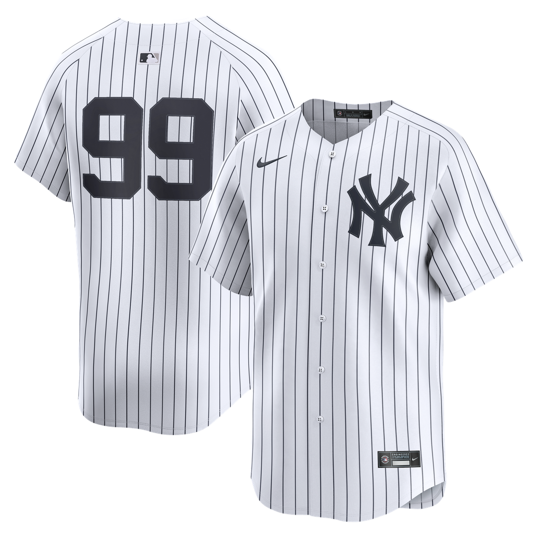 New York Yankees Aaron Judge Home Limited Jersey — White