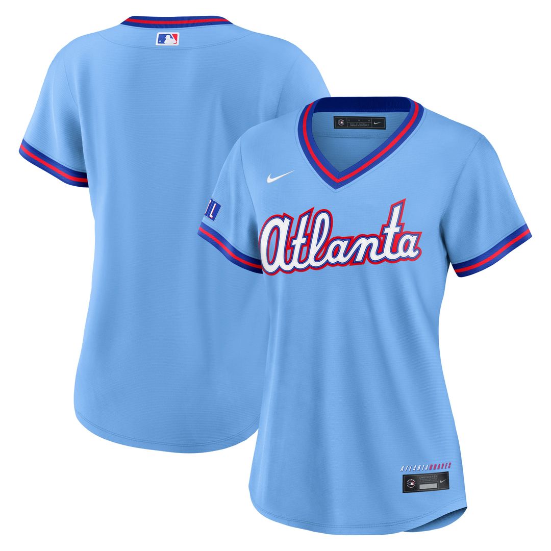 Atlanta Braves Women's 2026 City Connect Stadium Jersey — Powder Blue