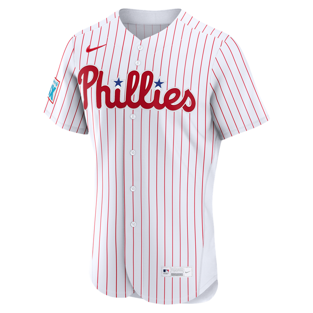 Philadelphia Phillies Bryce Harper Alternate Authentic Sponsor Patch Jersey — Cream