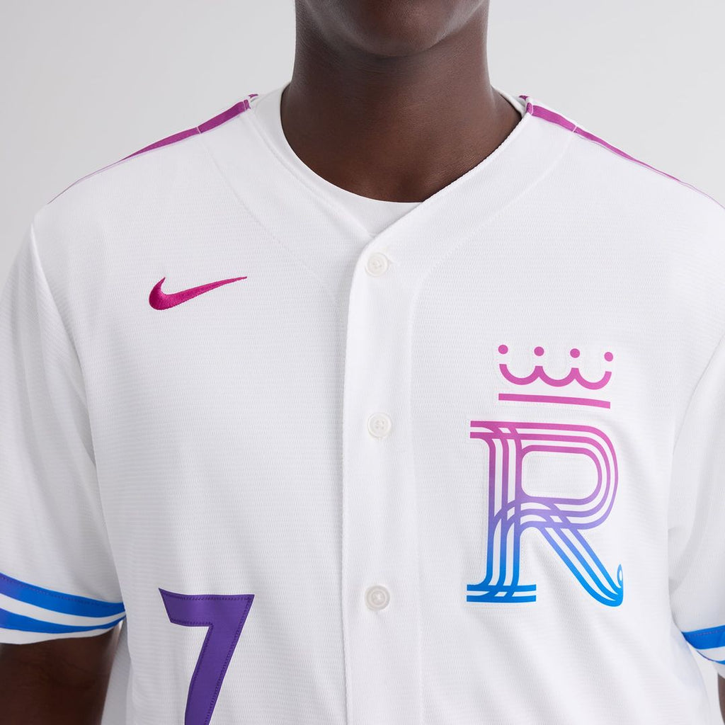 Kansas City Royals Bobby Witt Jr. 2026 City Connect Stadium Jersey — White