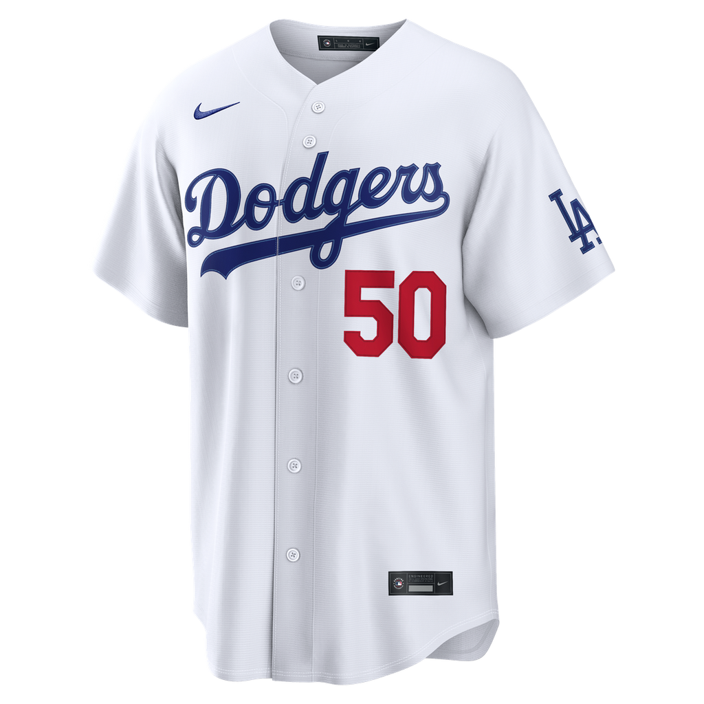 Los Angeles Dodgers Mookie Betts Home Stadium Jersey — White