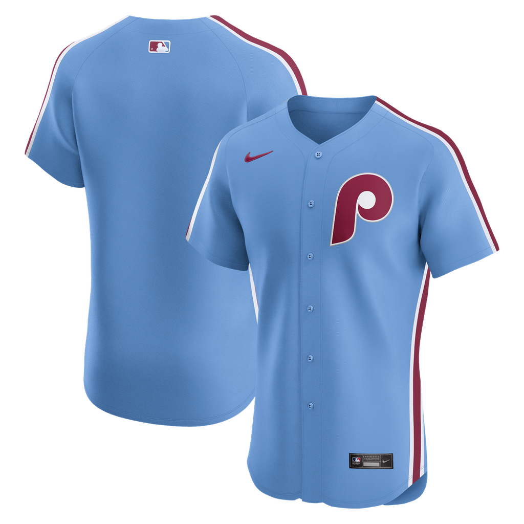 Philadelphia Phillies Alternate Elite Jersey — Light Blue