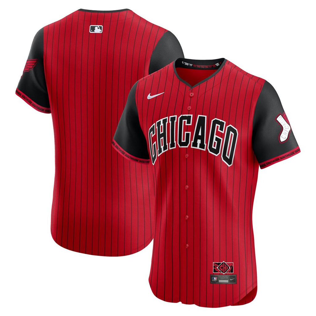 Chicago White Sox 2025 City Connect Elite Jersey — Red/Black