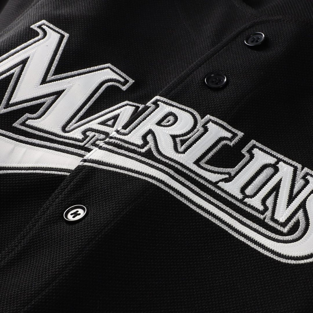 Miami Marlins Miguel Cabrera Big & Tall Cooperstown Mesh Batting Practice Jersey — Black