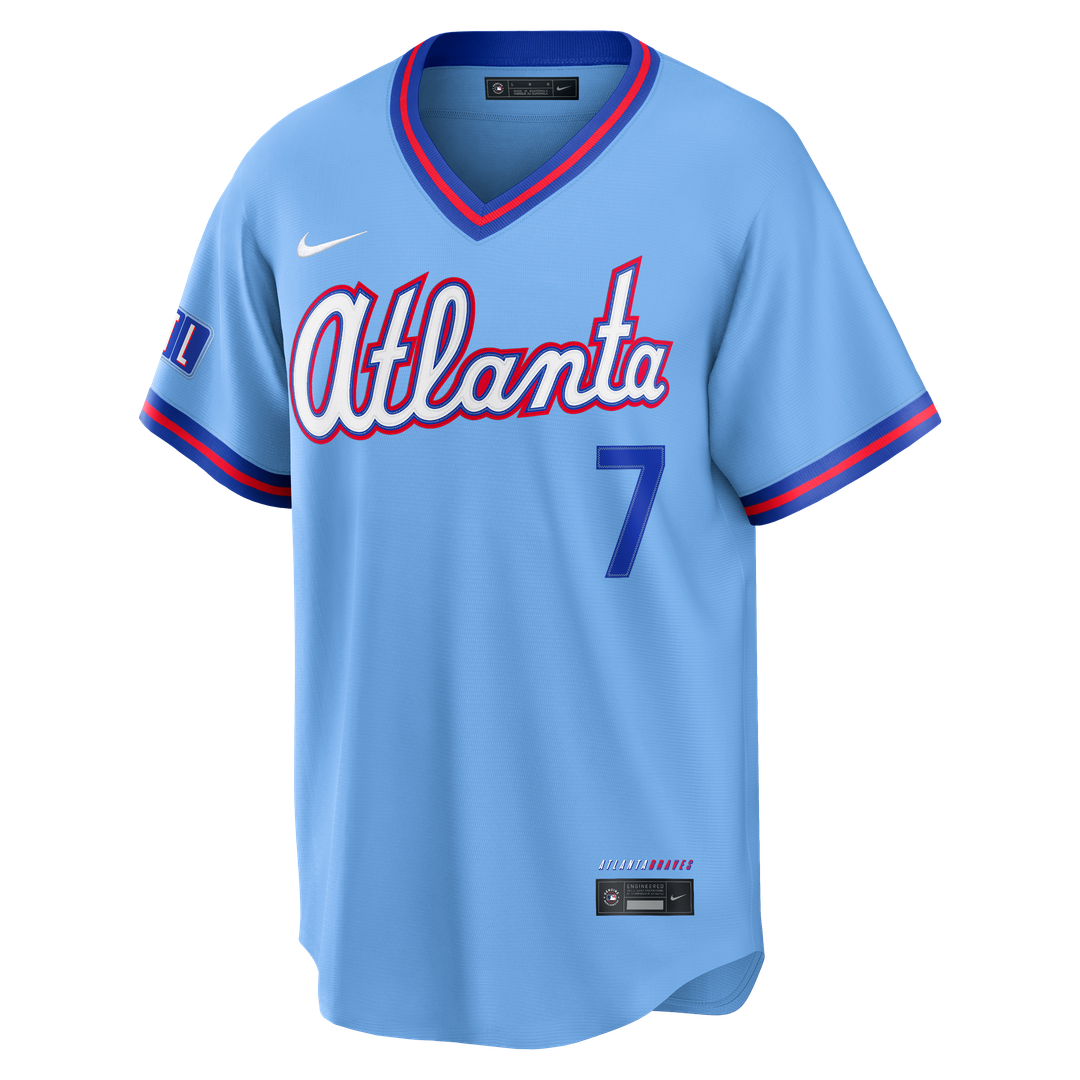 Atlanta Braves Ha - Seong Kim 2026 City Connect Stadium Jersey — Powder Blue