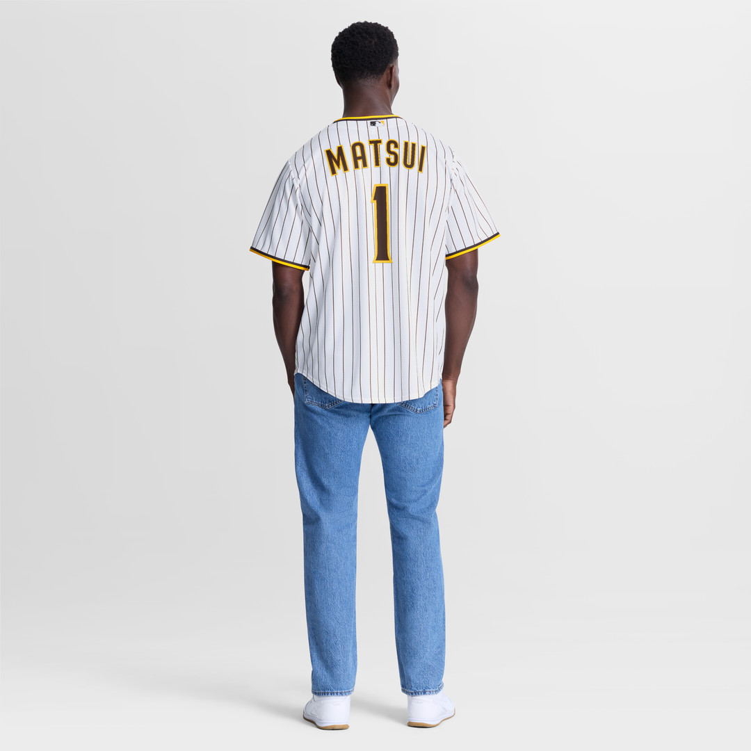 San Diego Padres Yuki Matsui Home Replica Jersey — White