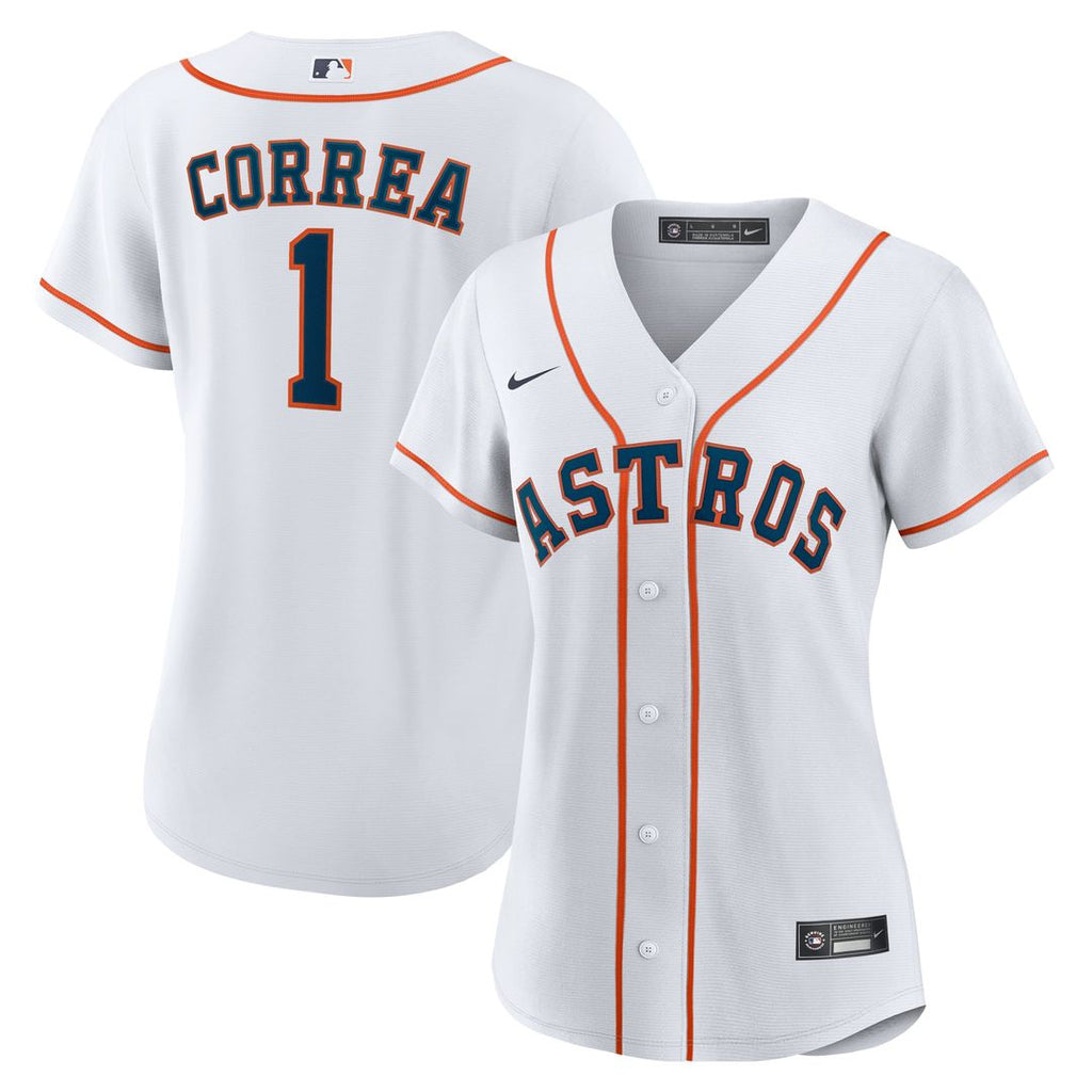 Houston Astros Carlos Correa Women's Home Replica Jersey — White