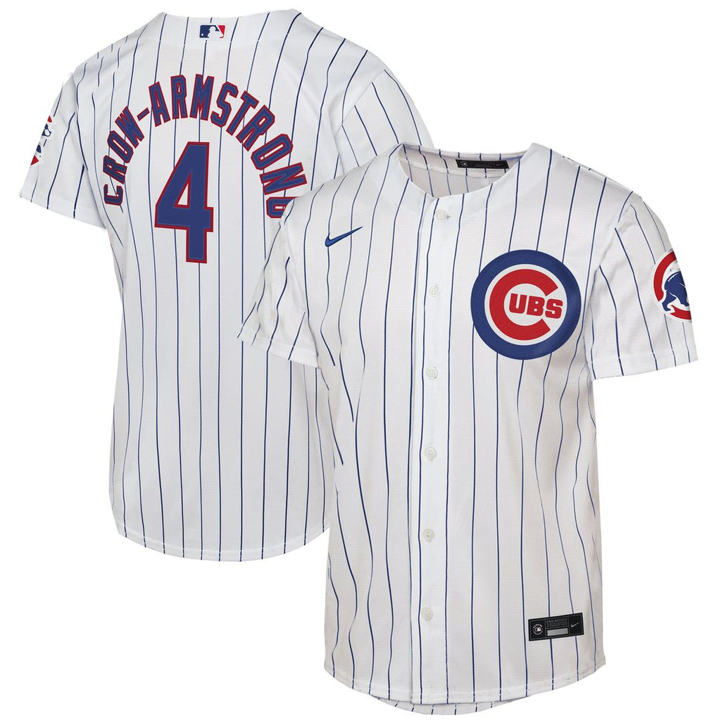 Chicago Cubs Pete Crow - Armstrong Youth Home Stadium Jersey — White