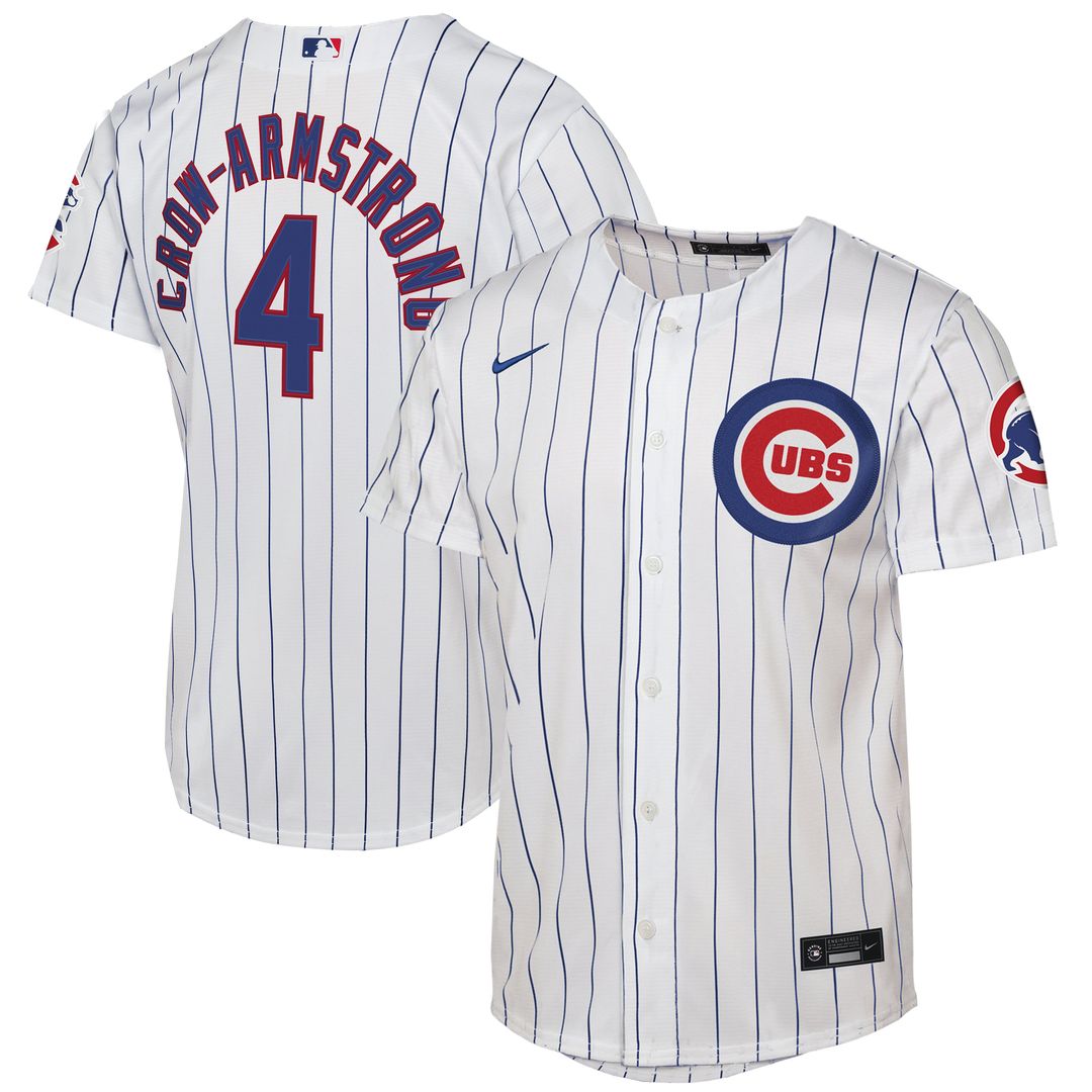 Chicago Cubs Pete Crow - Armstrong Youth Home Stadium Jersey — White