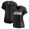 Baltimore Orioles Women's City Connect Limited Jersey — Black