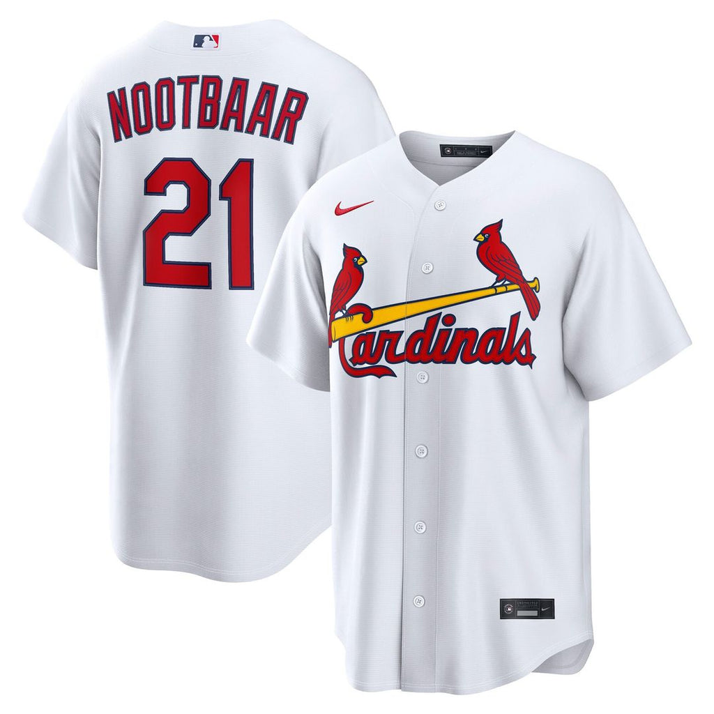 St. Louis Cardinals Lars Nootbaar Home Replica Jersey — White