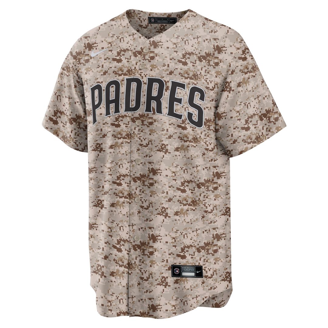 San Diego Padres Joe Musgrove USMC Alternate Replica Jersey — Camo