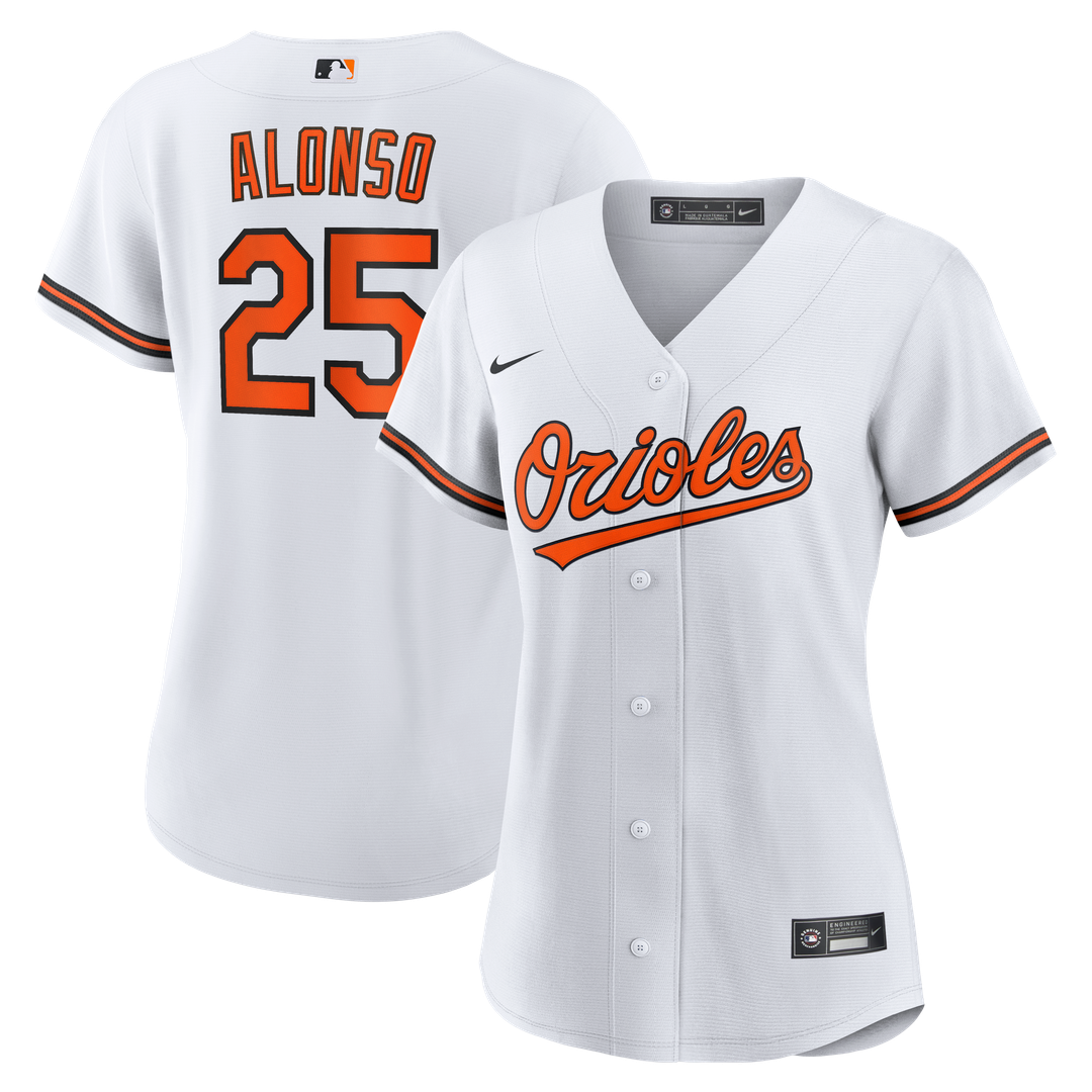 Baltimore Orioles Pete Alonso Women's Home Replica Jersey — White