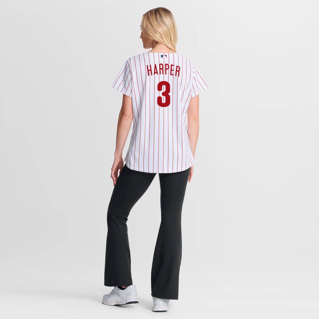 Philadelphia Phillies Bryce Harper Women's Alternate Replica Jersey — Cream