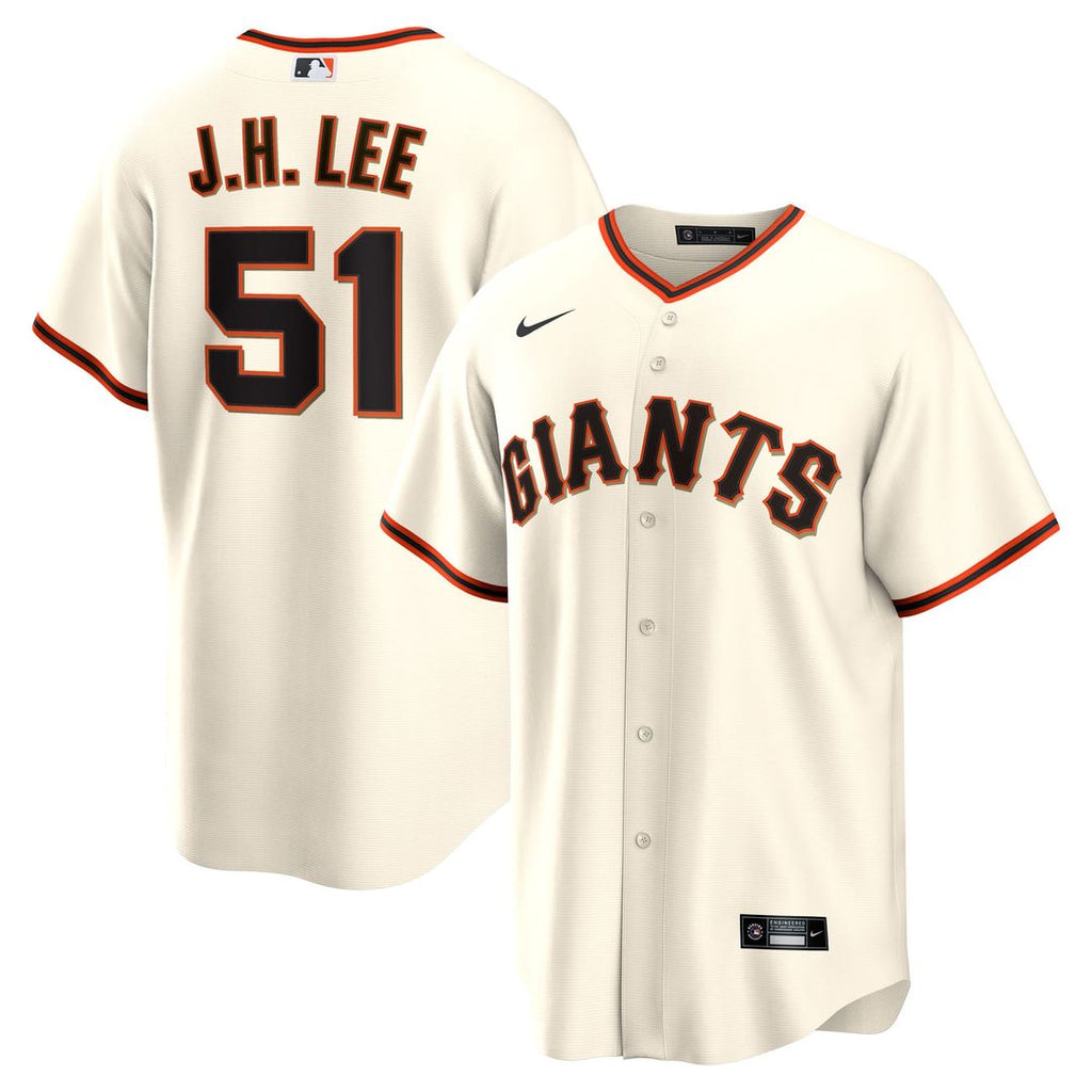 San Francisco Giants Jung Hoo Lee Home Replica Jersey — Cream