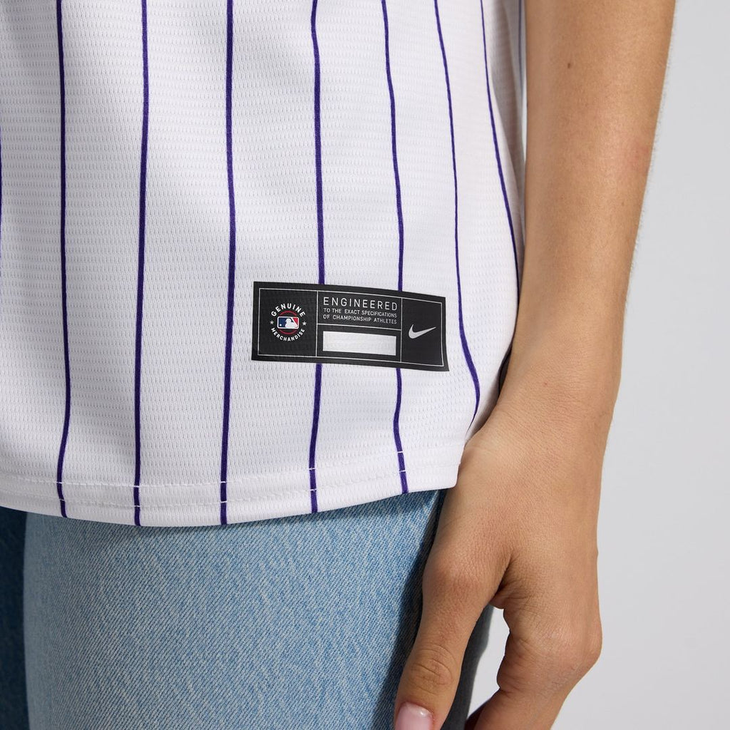 Colorado Rockies Women's Home Replica Team Jersey — White