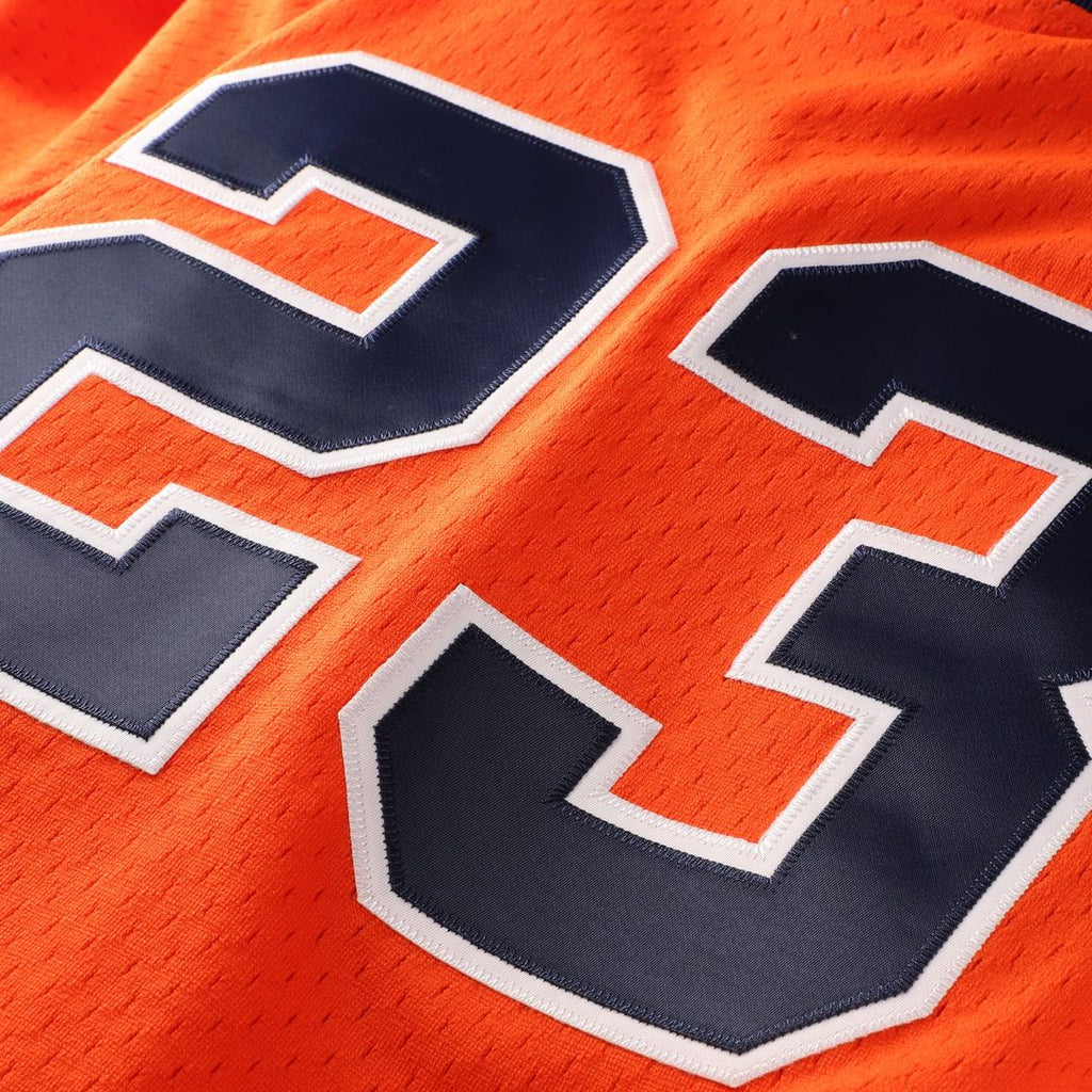 Detroit Tigers Kirk Gibson Cooperstown Mesh Batting Practice Button-Up Jersey — Orange