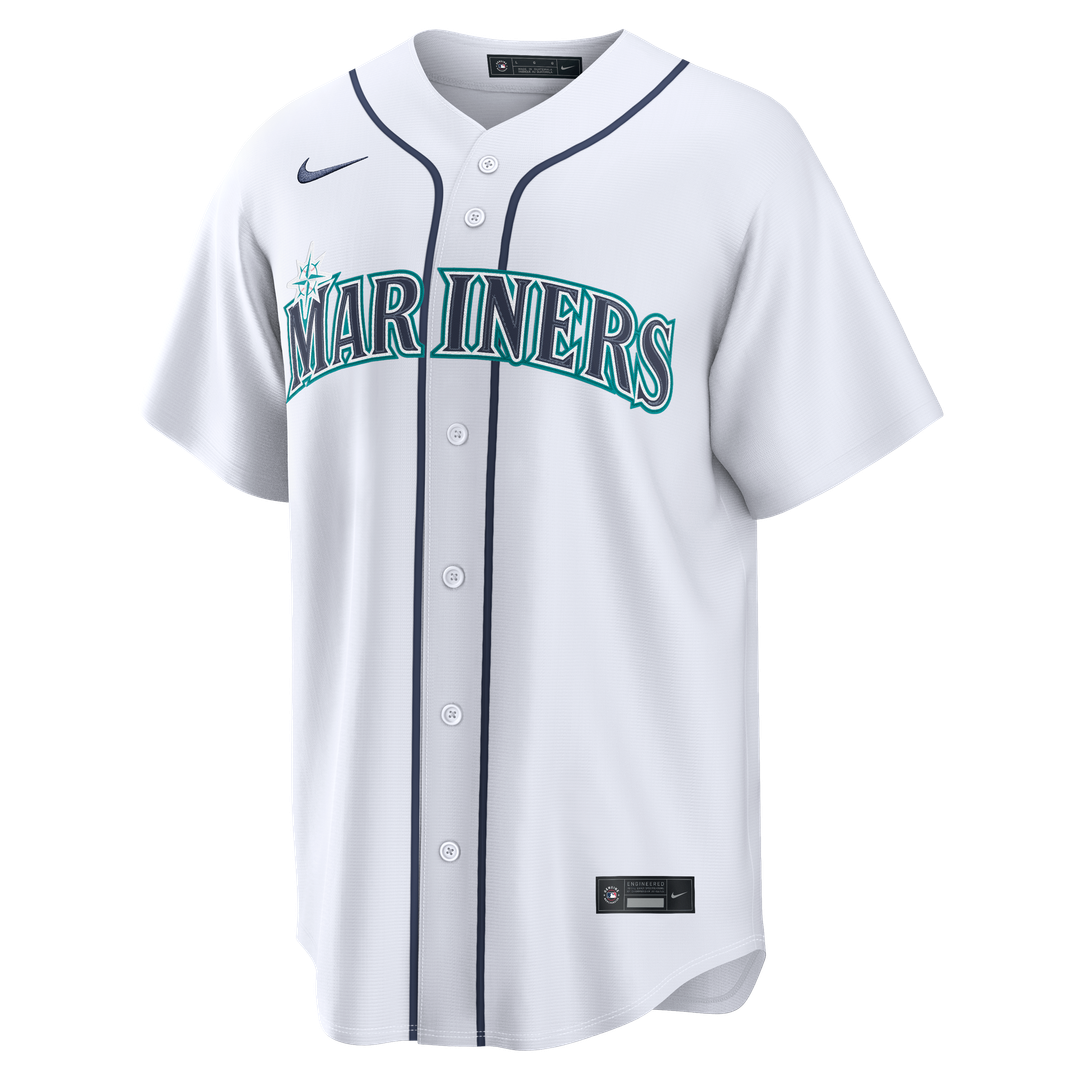 Seattle Mariners Josh Naylor Home Replica Jersey — White