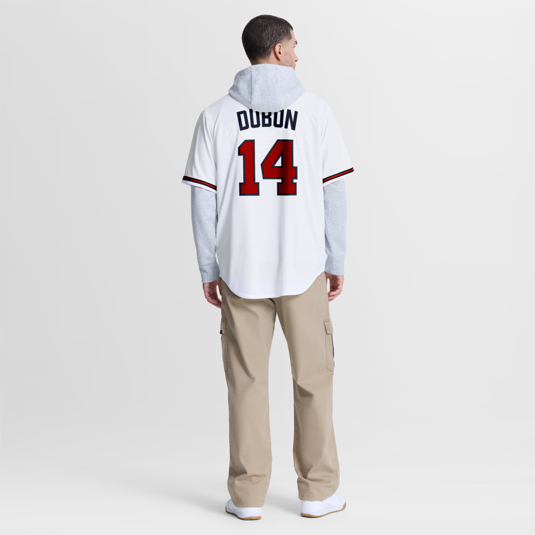 Atlanta Braves Mauricio Dubón Home Replica Jersey — White