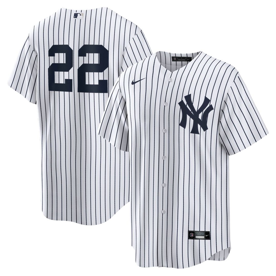 New York Yankees Ben Rice Home Replica Jersey — White