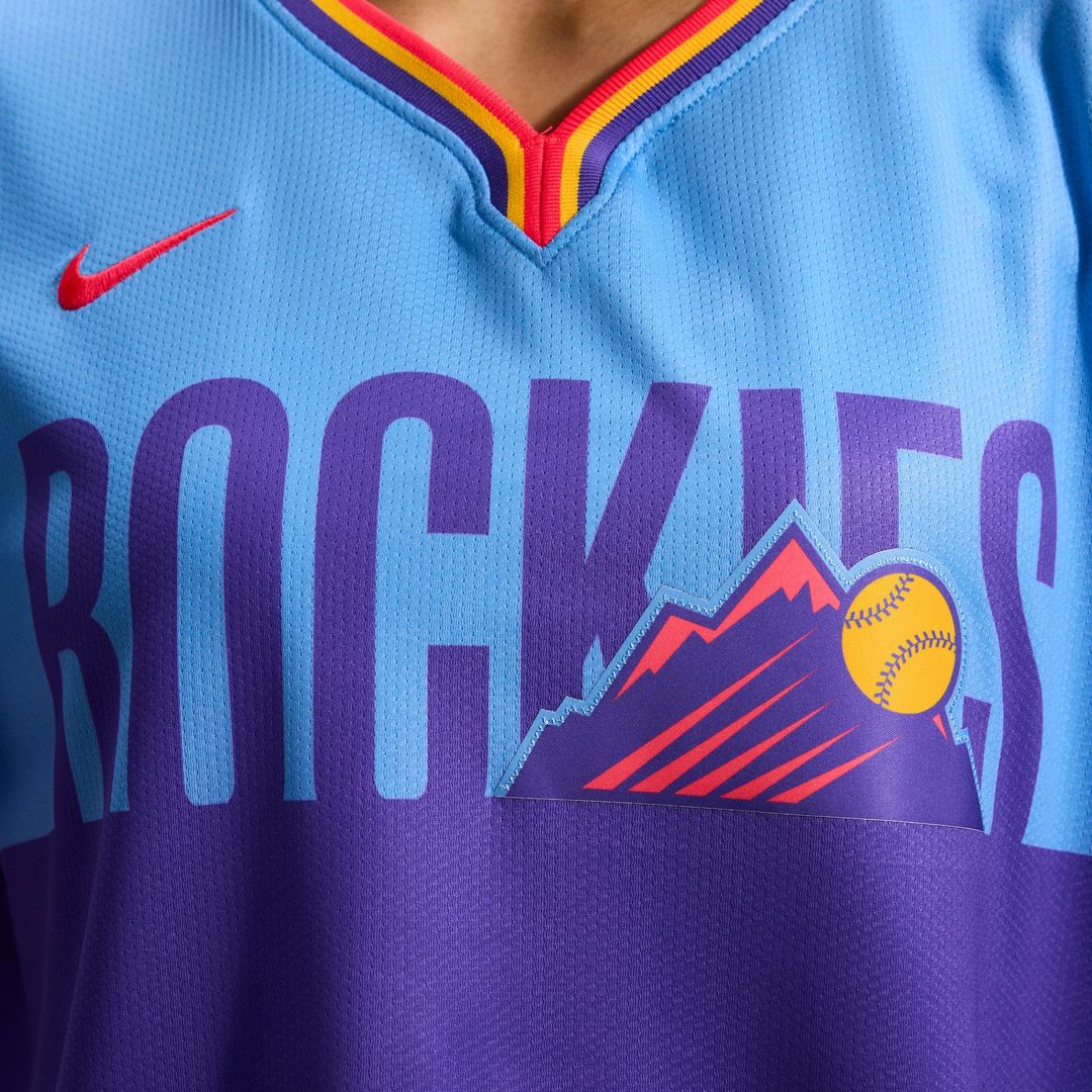 Colorado Rockies Women's 2025 City Connect Limited Jersey — Purple/Light Blue