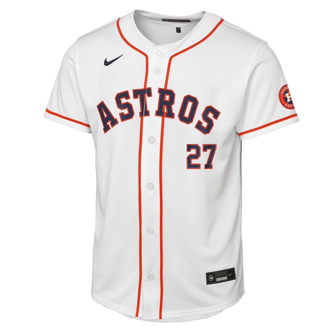 Houston Astros Jose Altuve Youth Home Stadium Jersey — White