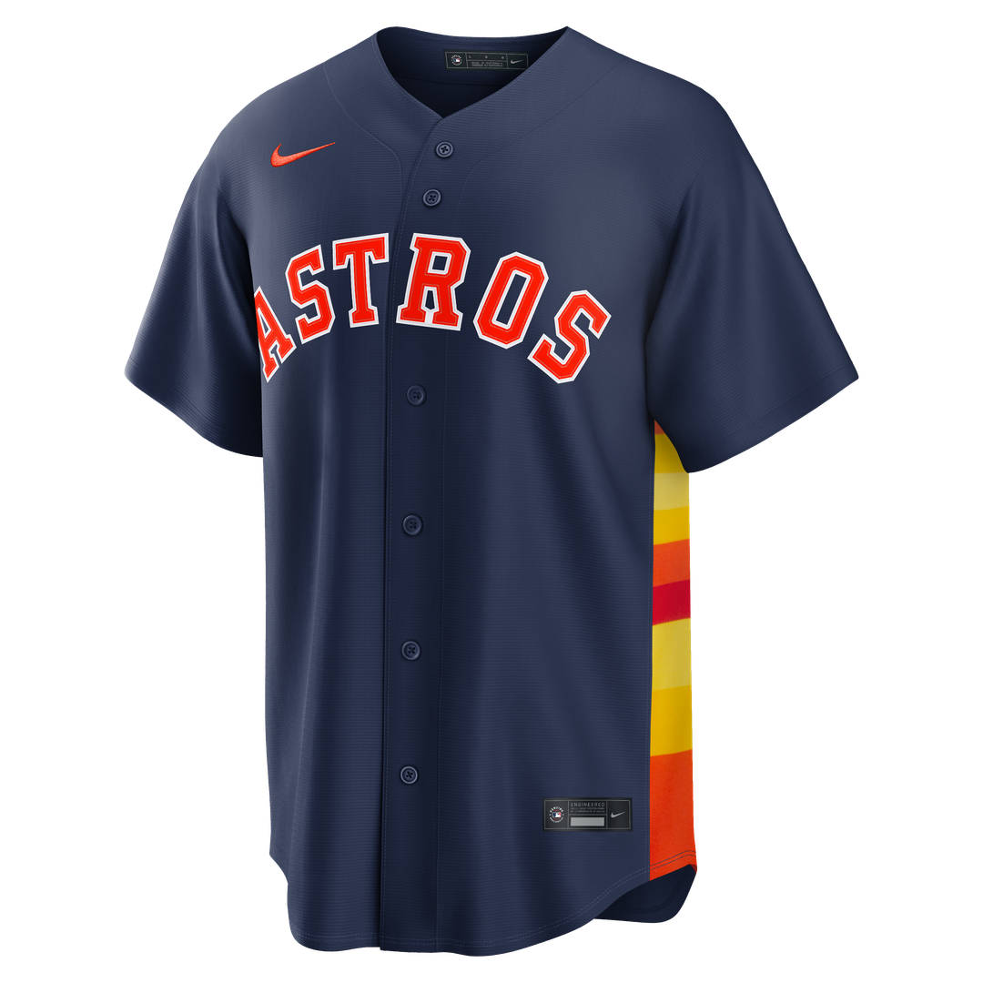 Houston Astros Jose Altuve Alternate 2 Replica Jersey — Navy