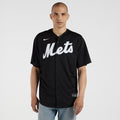 New York Mets Francisco Lindor Replica Jersey — Black
