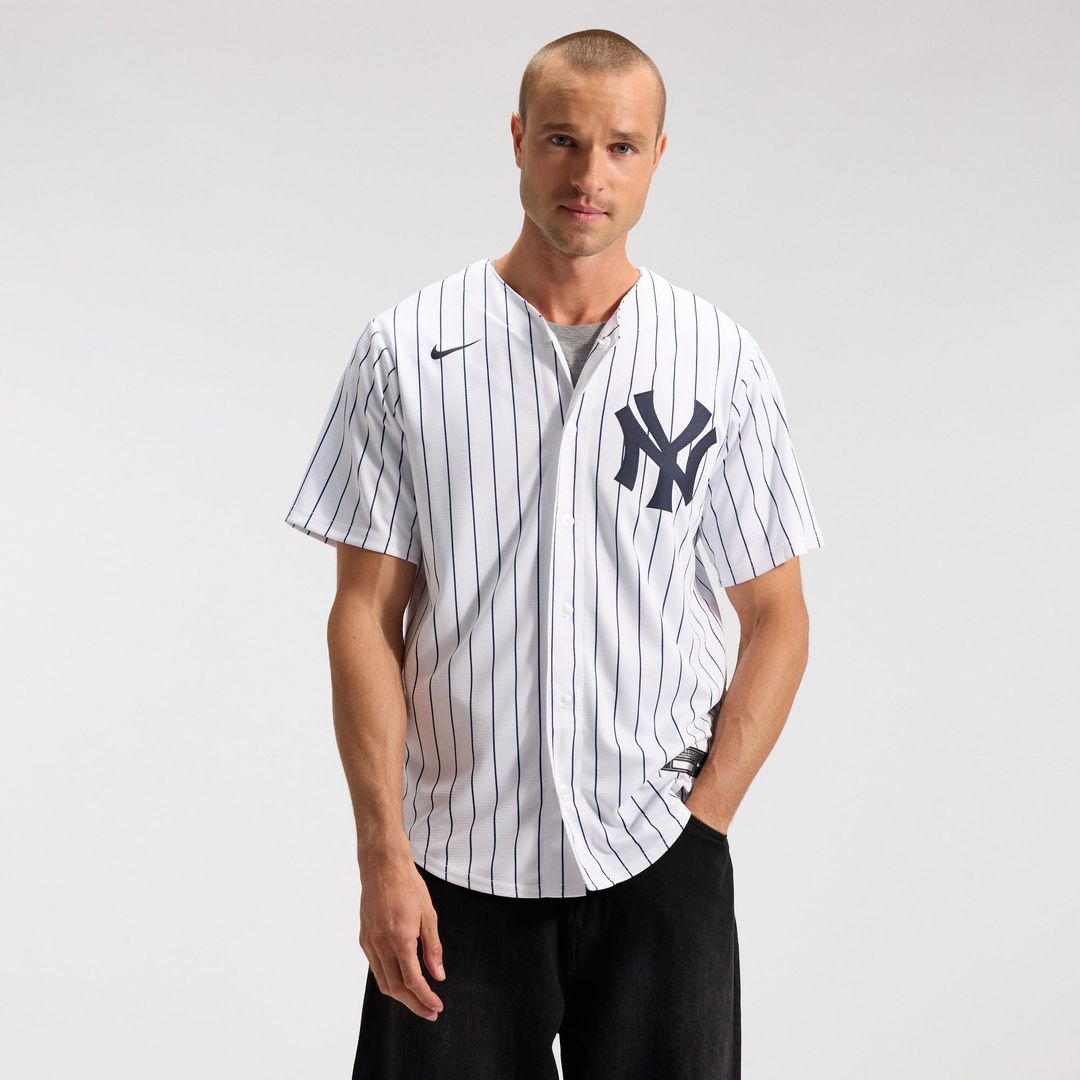 New York Yankees Home Replica Team Jersey — White