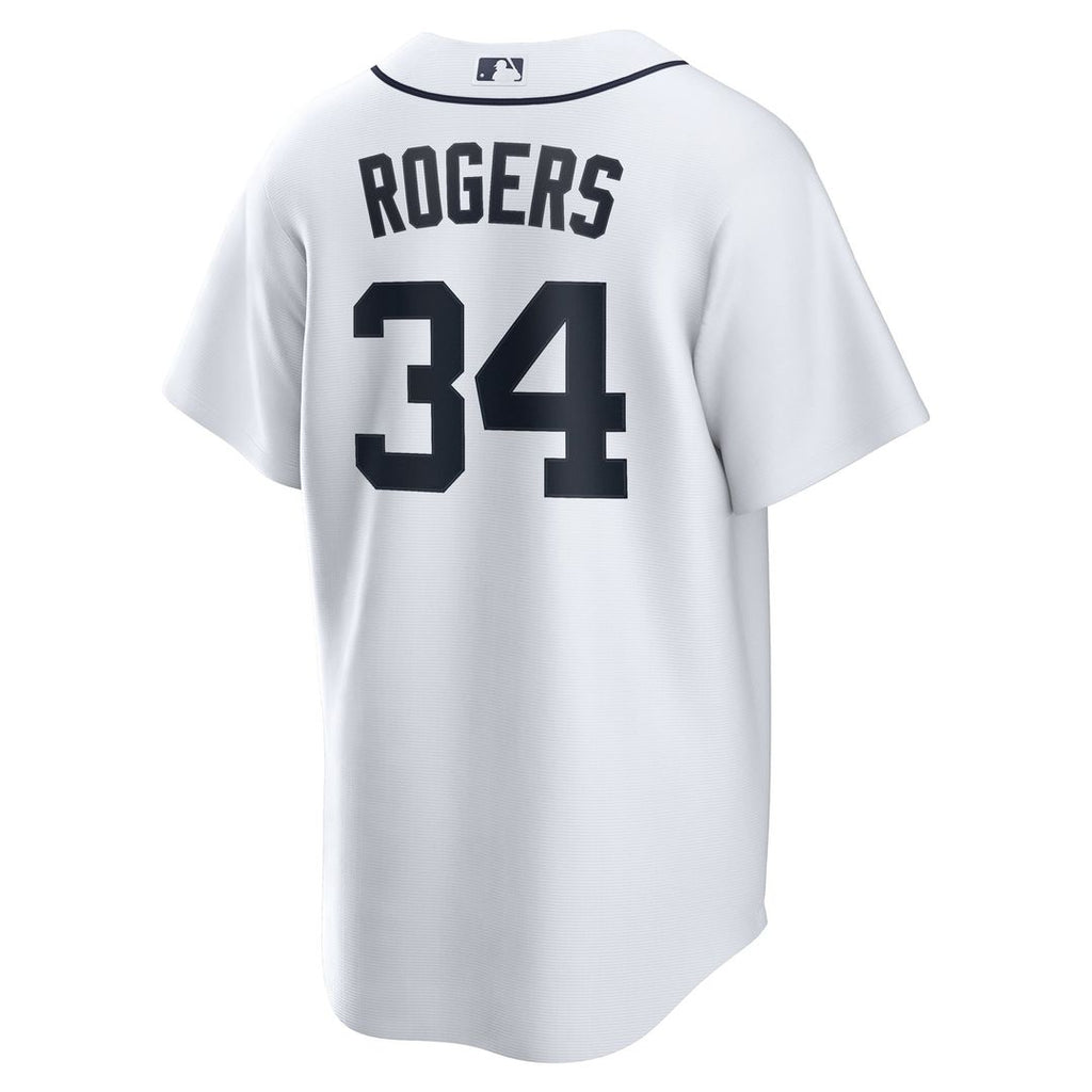 Detroit Tigers Jake Rogers Home Replica Jersey — White