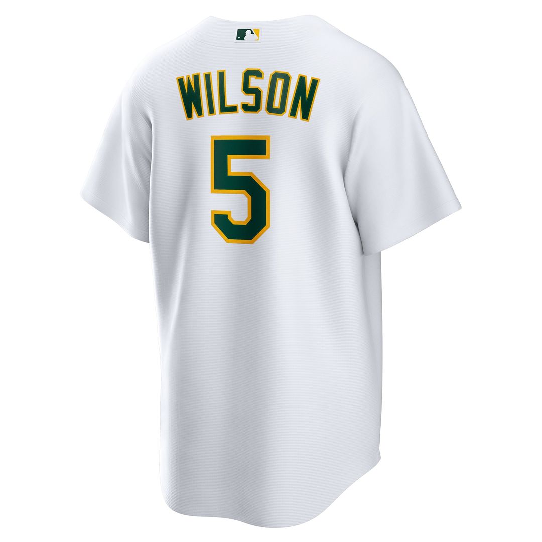Athletics Jacob Wilson Home Replica Jersey — White