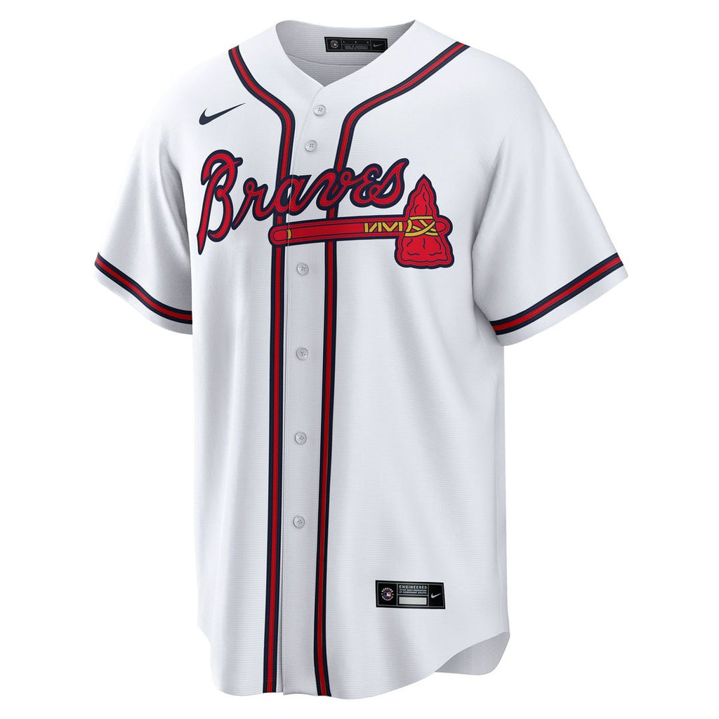 Atlanta Braves Joe Jiménez Home Replica Jersey — White