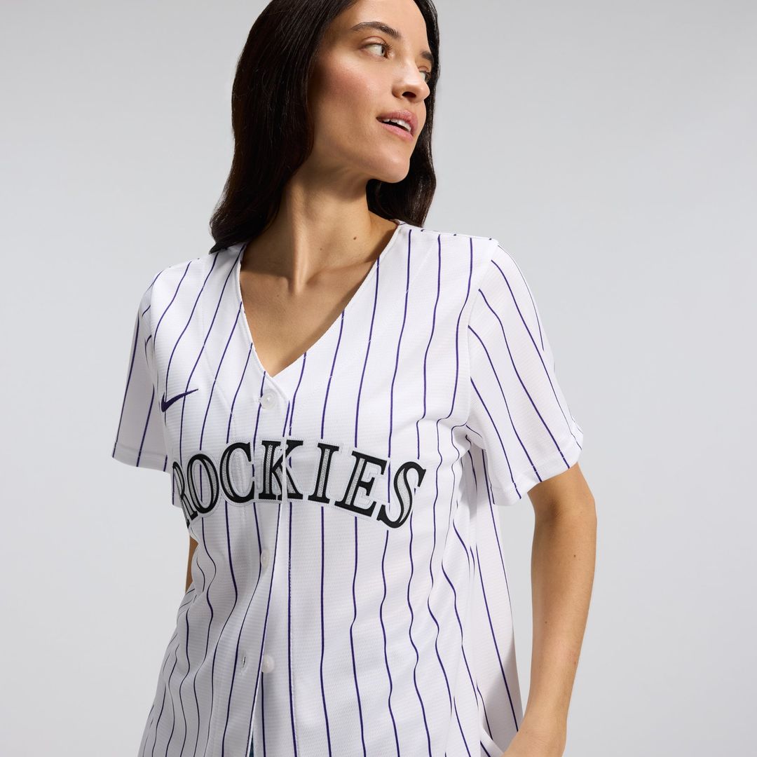 Colorado Rockies Women's Home Replica Team Jersey — White
