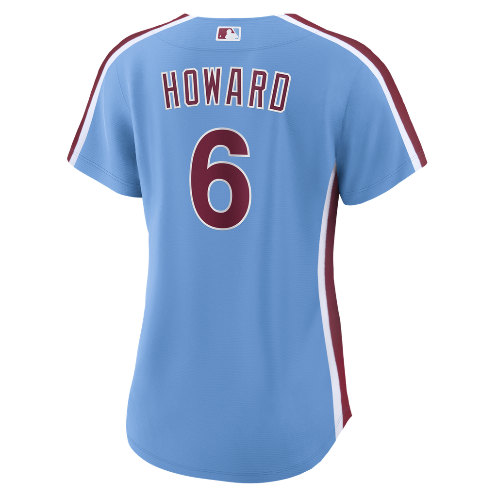 Philadelphia Phillies Ryan Howard Women's Replica Jersey — Light Blue