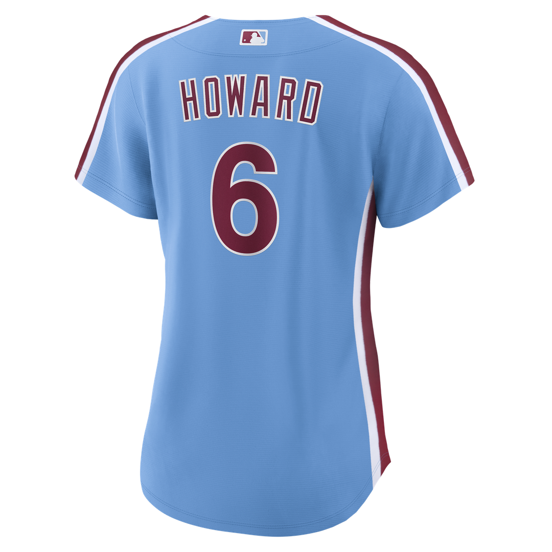 Philadelphia Phillies Ryan Howard Women's Replica Jersey — Light Blue