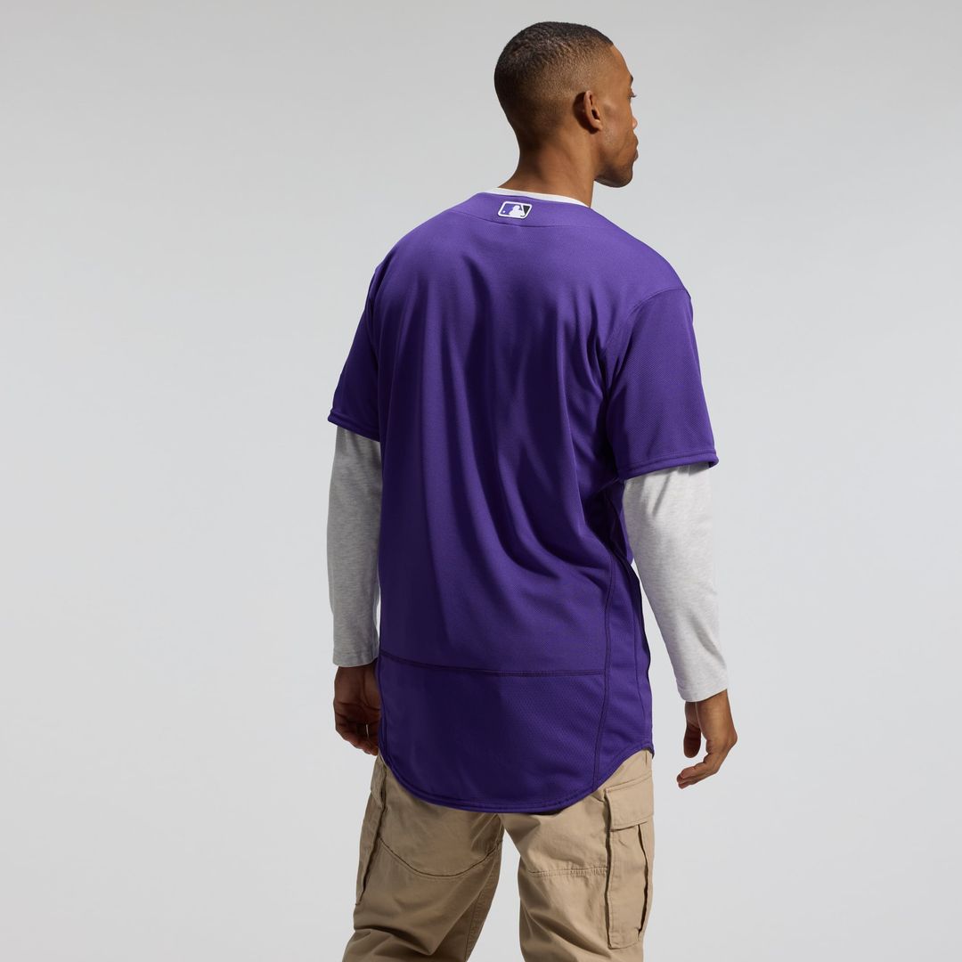Colorado Rockies Alternate Authentic Jersey — Purple