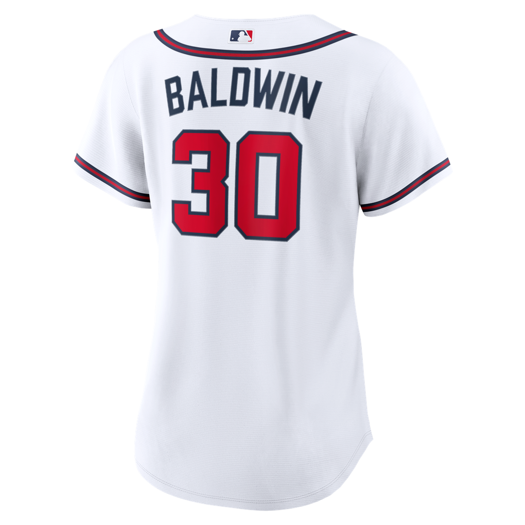 Atlanta Braves Drake Baldwin Women's Home Replica Jersey — White