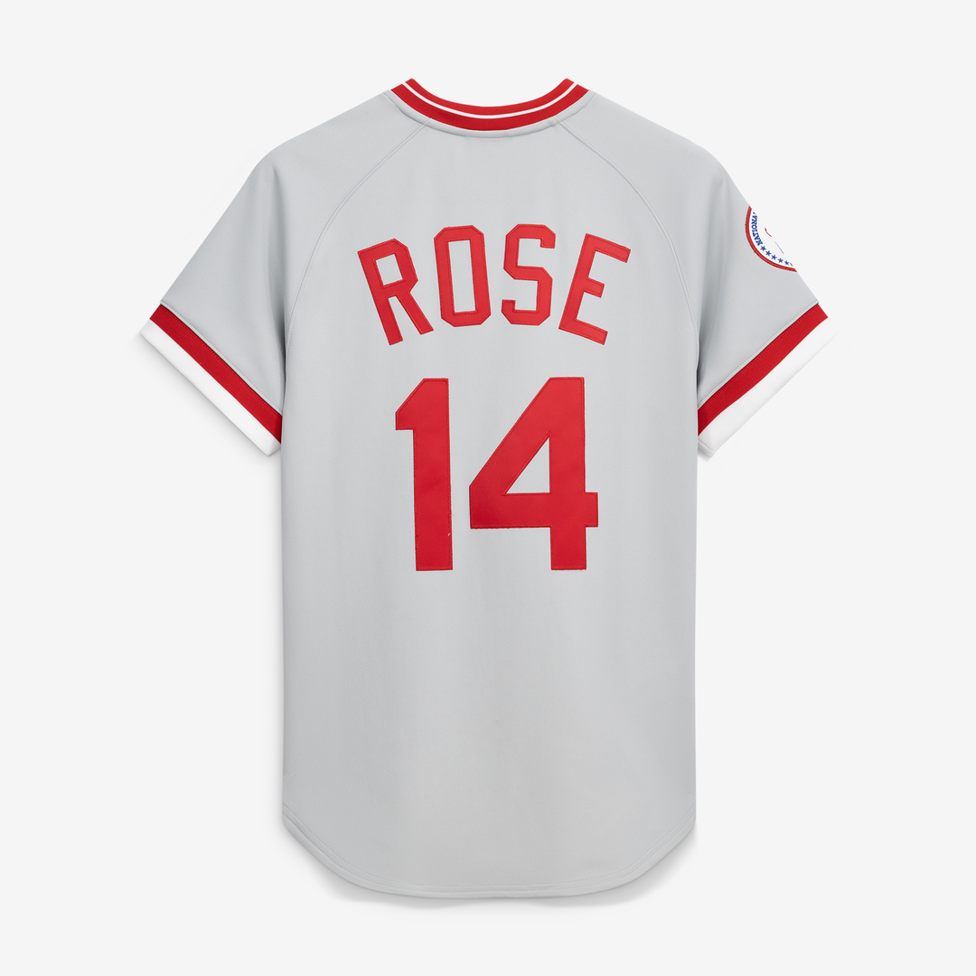 Cincinnati Reds Pete Rose 1976 Authentic Jersey — Gray