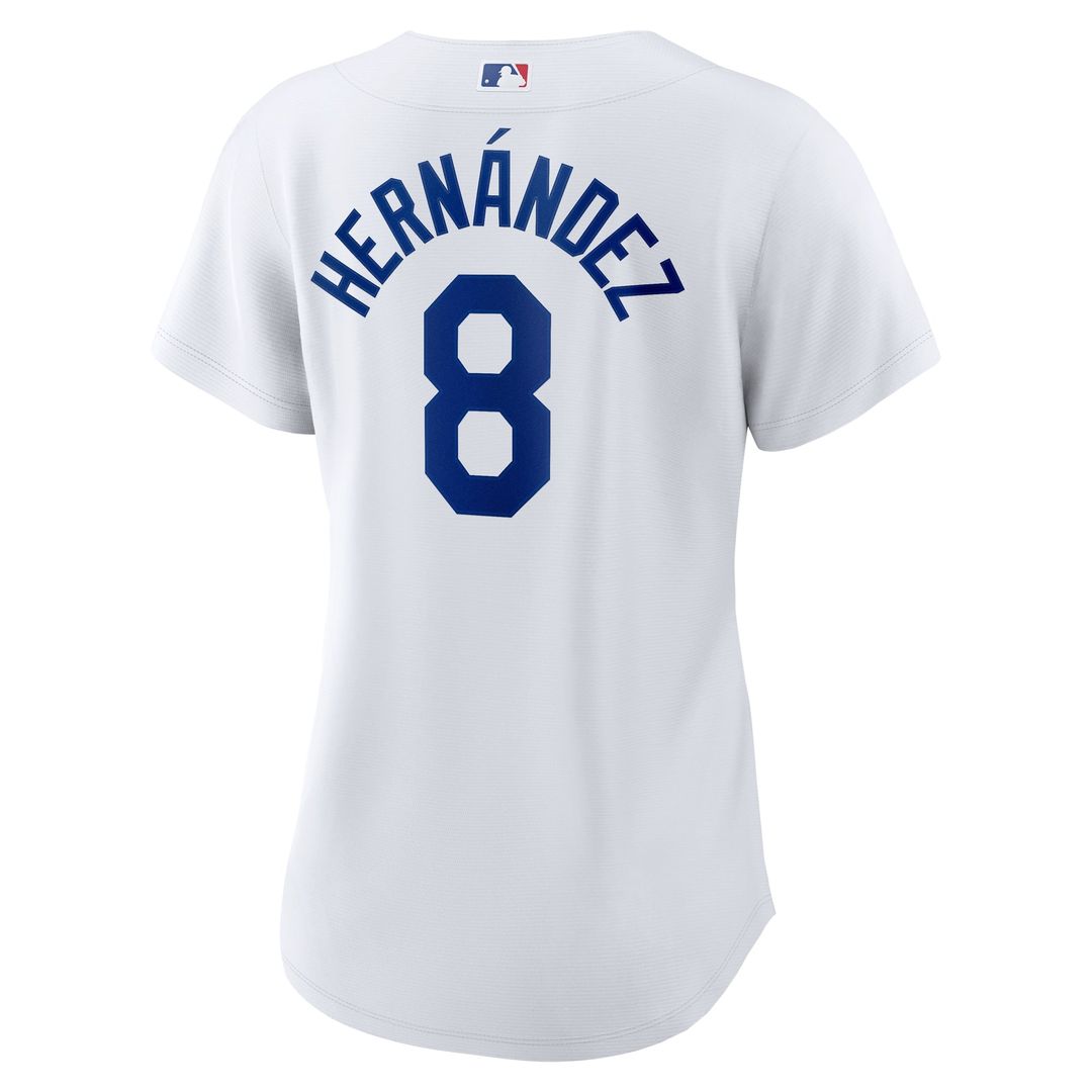 Los Angeles Dodgers Enrique Hernández Women's Home Replica Jersey — White