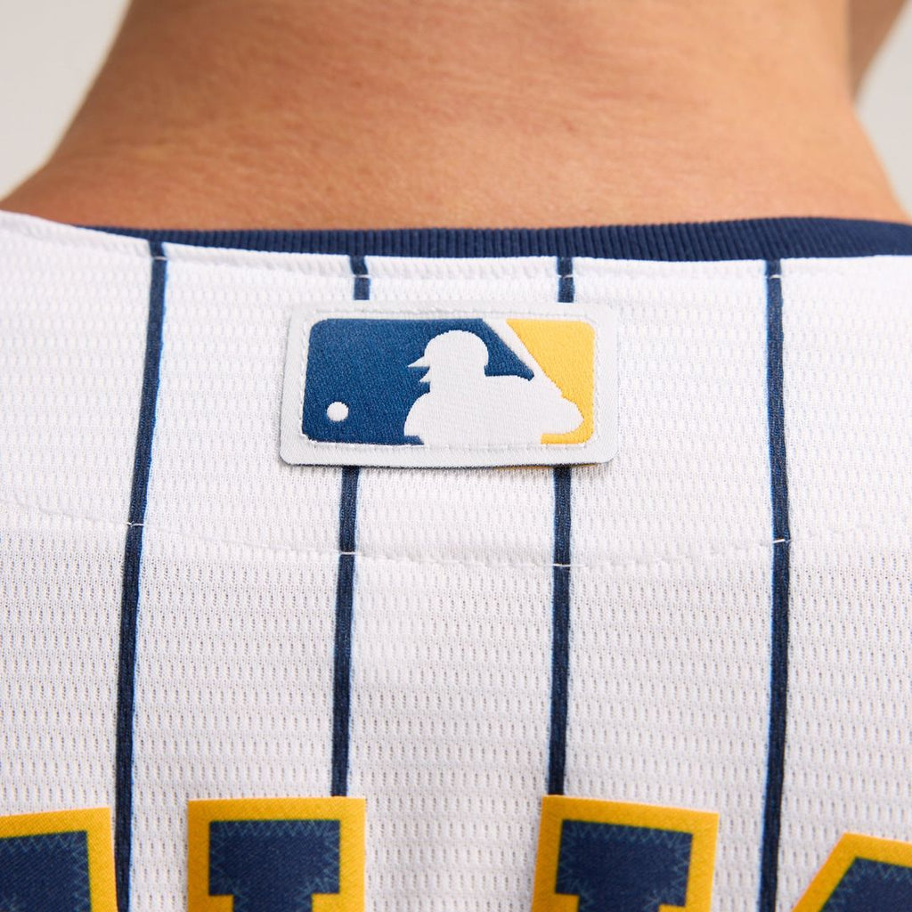 Milwaukee Brewers Christian Yelich Alternate Replica Jersey — White