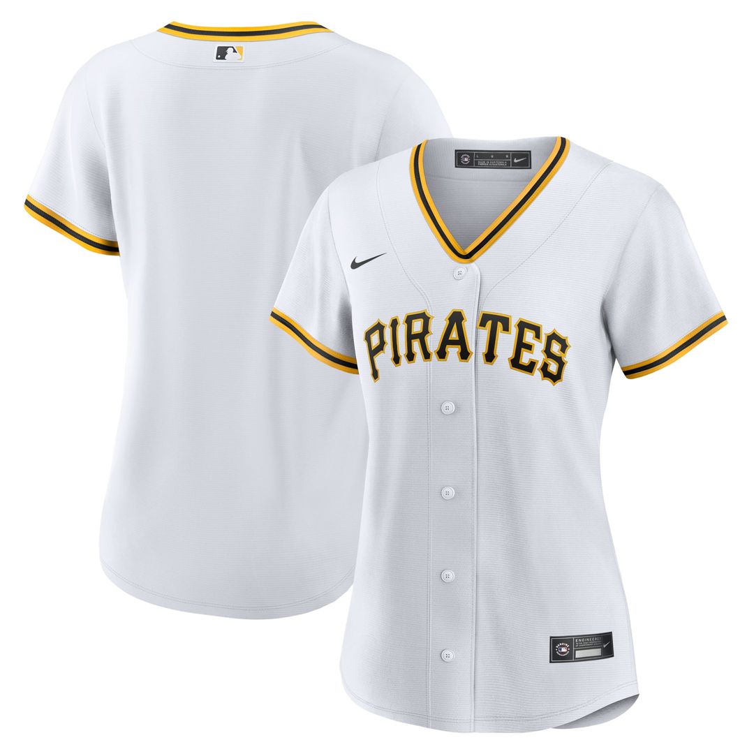 Pittsburgh Pirates Women's Home Replica Team Jersey — White