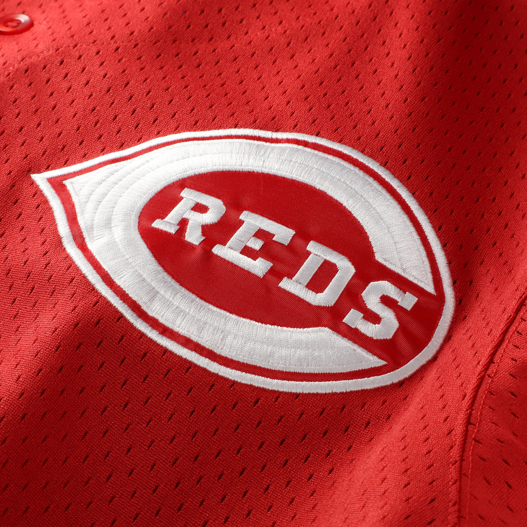 Cincinnati Reds Deion Sanders Big & Tall Cooperstown Mesh Batting Practice Jersey — Red